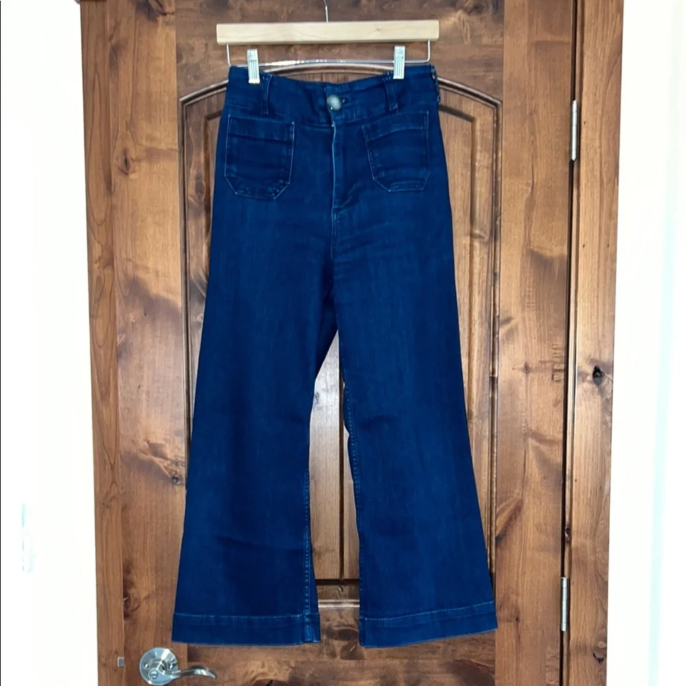 The Colette Cropped High-Rise, Wide-Leg Jean by Maeve - Picture 5 of 7